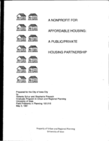 A Nonprofit for Affordable Housing : A Public/Private Housing Partnership