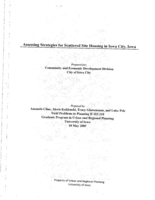 Assessing Strategies for Scattered Site Housing in Iowa City, Iowa
