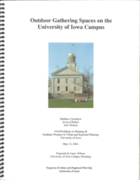 Outdoor Gathering Spaces on the University of Iowa Campus