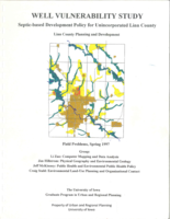 Well Vulnerability Study Septic-based Development Policy for Unincorporated Linn County