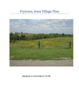 Frytown, Iowa Village Plan