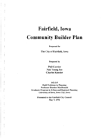 Fairfield, Iowa Community Builder Plan