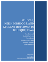 Schools, Neighborhoods, and Student Outcomes in Dubuque, Iowa