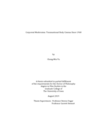Corporeal modernism: transnational body cinema since 1968