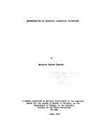 Modernization of botanical laboratory procedures