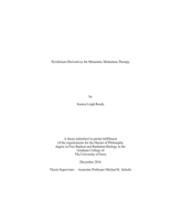 Pyridinium derivatives for metastatic melanoma therapy