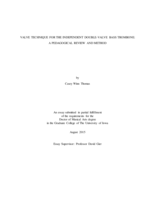 Valve technique for the independent double-valve bass trombone: a pedagogical review and method