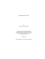 Intrinsic motivation