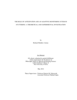 The role of anticipation and an adaptive monitoring system in stuttering: a theoretical and experimental investigation