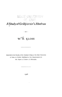 A study of Grillparzer's Ahnfrau
