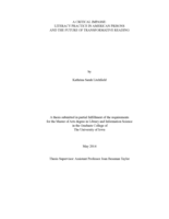 A critical impasse: literacy practice in American prisons and the future of transformative reading