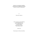 Honest to goodness farmers: rural Iowa in American culture during the Great Depression