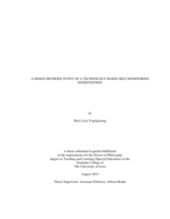 A mixed methods study of a technology-based self-monitoring intervention