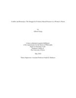 Conflict and resistance: the struggle for evidence-based practices in a women’s prison