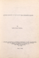 A formal analysis of Hawthorne's The Blithedale romance