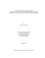 Layers of the LapDance Scholarship: conception & foundational thought processes, history, development, & issues inherent therein and arising therefrom