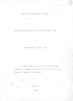 Pleistocene history of Lee county, Iowa