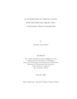 An Investigation of vertical scaling with item response theory using a multistage testing framework