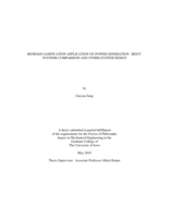 Biomass gasification application on power generation: BIGCC systems comparison and other system design