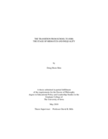The transition from school to jobs: the stage of mismatch and inequality
