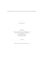 International trade and cross-country capital composition