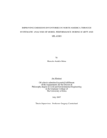 Improving emissions inventories in North America through systematic analysis of model performance during ICARRT and MILAGRO