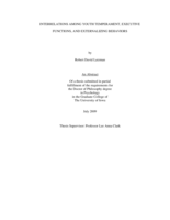 Interrelations among youth temperament, executive functions, and externalizing behaviors