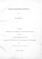 The tenth century English renaissance