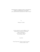 Probabilistic pairwise model comparisons based on discrepancy measures and a reconceptualization of the p-value