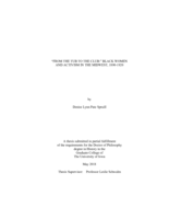 "From the tub to the club": black women and activism in the Midwest, 1890-1920