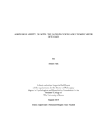 ADHD, high ability, or both: the paths to young adulthood career outcomes