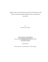 Computational fluid dynamics (CFD) study investigating the effects of torso geometry simplification on aspiration efficiency
