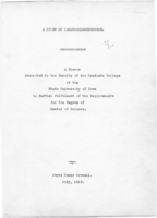 A study of paradichlorobenzene