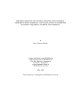 The reclamation of national trauma and cultural memory in Spain through the translation of Uchronia by Marin, Vaquerizo, Negrete, And Eximeno