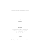 Formally certified satisfiability solving