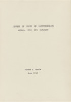 Effect of shape of radiotelegraph antenna upon its capacity
