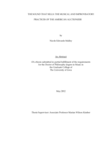 The sound that sells: the musical and improvisatory practices of the American auctioneer