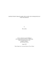 Parties without brand names: the causes and consequences of party relabeling