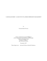 'I am roller derby': a case study of layered impression management
