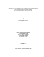An approach to contemporary music pedagogy for beginning and intermediate level bassoonists, including sixty-four original etudes