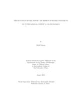 The return on social bonds: the effect of social contracts on international conflict and economics