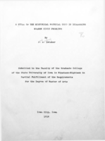 A study of the historical material used in discussing modern civic problems