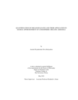 Quantification of organosulfates and their application in source apportionment of atmospheric organic aerosols