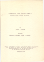 A comparison of forces exerted by means of selected types of blows in boxing