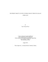 The predictability of Iowa's hydroclimate through analog forecasts