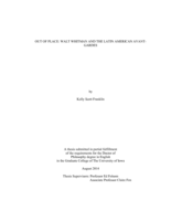 Out of place: Walt Whitman and the Latin American avant-gardes