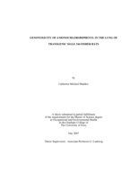 Genotoxicity of 4-monochlorobiphenyl in the lung of transgenic male 344 Fisher rats