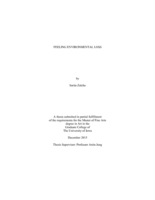 Feeling environmental loss
