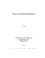 Marginal false discovery rate approaches to inference on penalized regression models