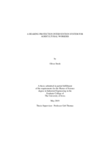 A hearing protection intervention system for agricultural workers